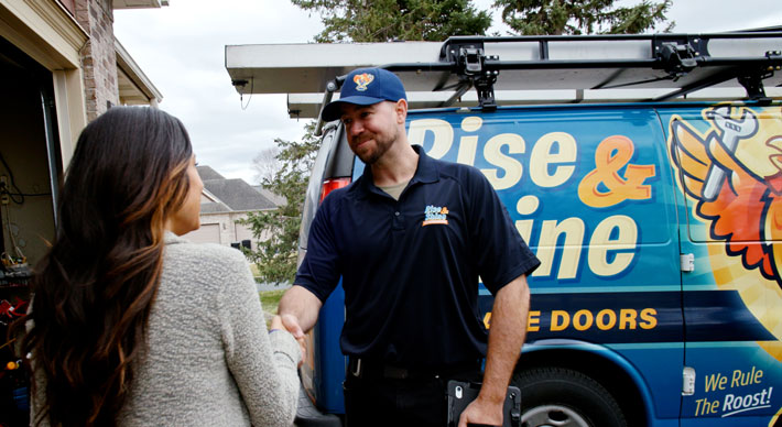 happy Rise & Shine Garage Doors customers